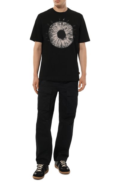 Хлопковые брюки-карго KSUBI черного цвета по цене 28100 руб., арт. MPF23PA015, фото 2 Хлопковые брюки-карго KSUBI, арт. MPF23PA015, фото 2