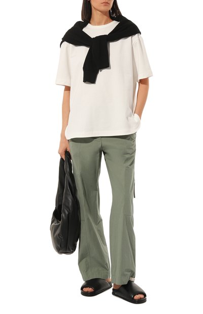 Хлопковые брюки JIL SANDER, арт. J40KA0133/J45127, фото 2