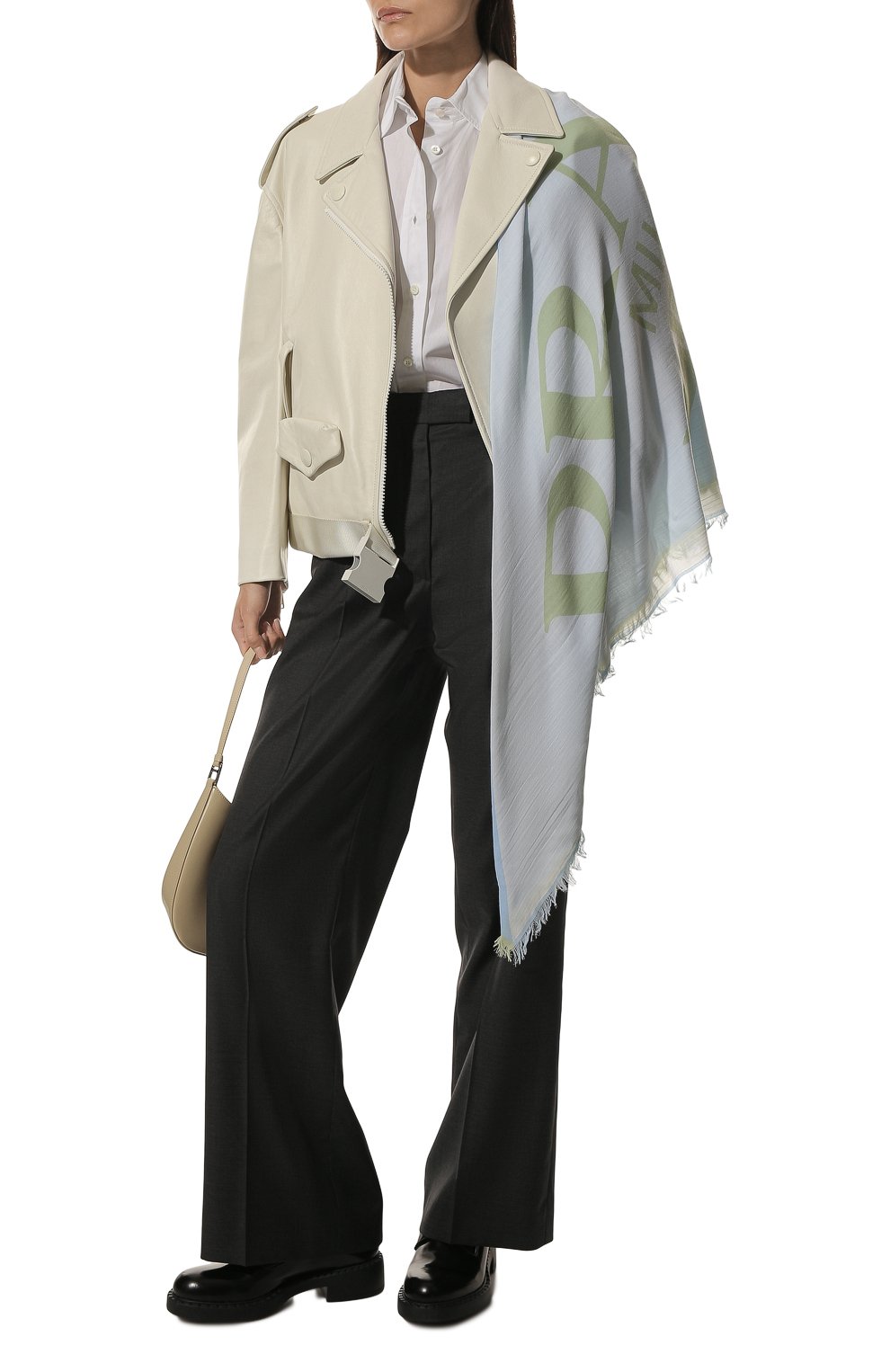 Шерстяной палантин PRADA, арт. 2FS036-2FK4-F02VG, фото 2