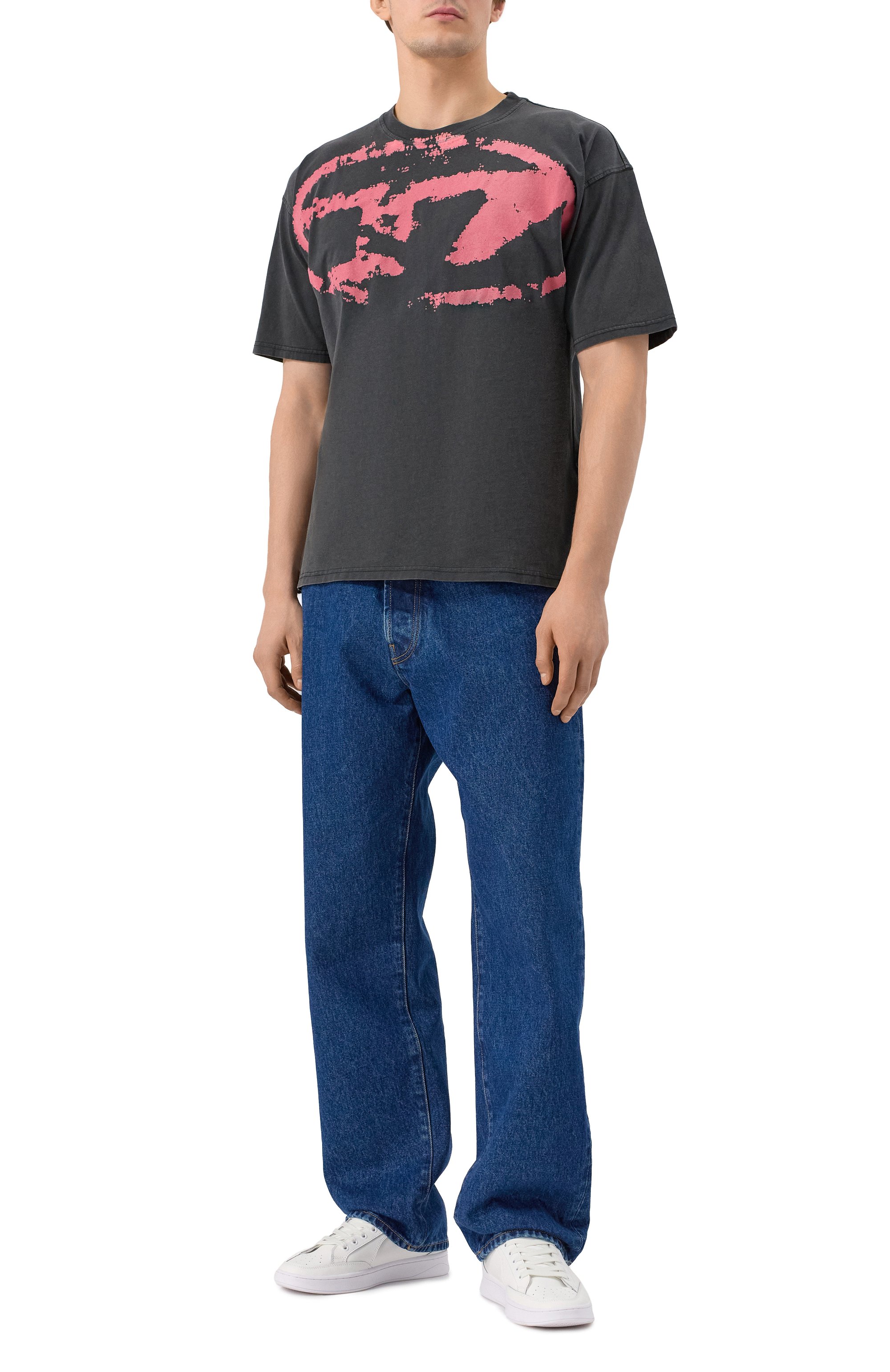 Хлопковая футболка DIESEL, арт. A16911/0TKAB, фото 2