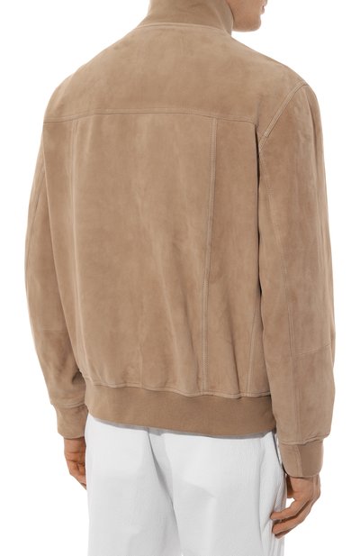 Замшевый бомбер BRUNELLO CUCINELLI, арт. MPCAI1971, фото 4