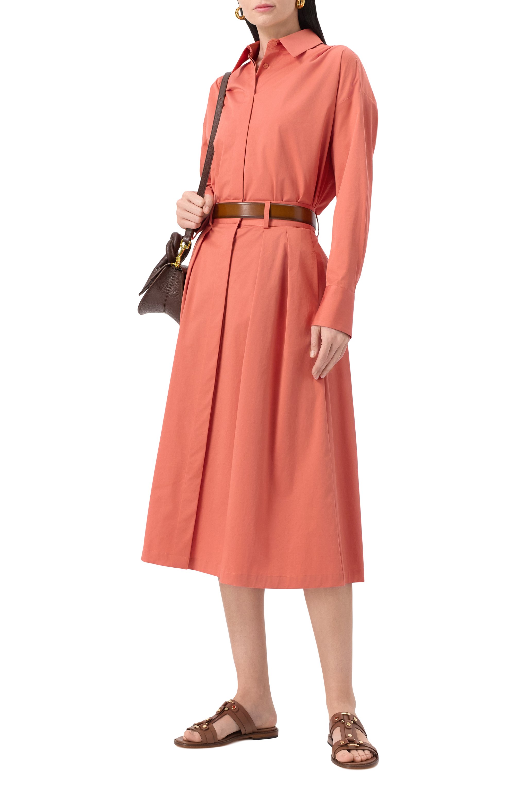 Хлопковая юбка LORENA ANTONIAZZI, арт. P2556G012A/4818, фото 2