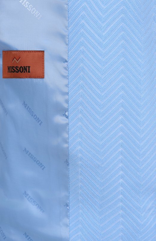 Жакет из хлопка и вискозы Missoni DS25SF01/BR00JC Голубой  DS25SF01/BR00JC Фото 7