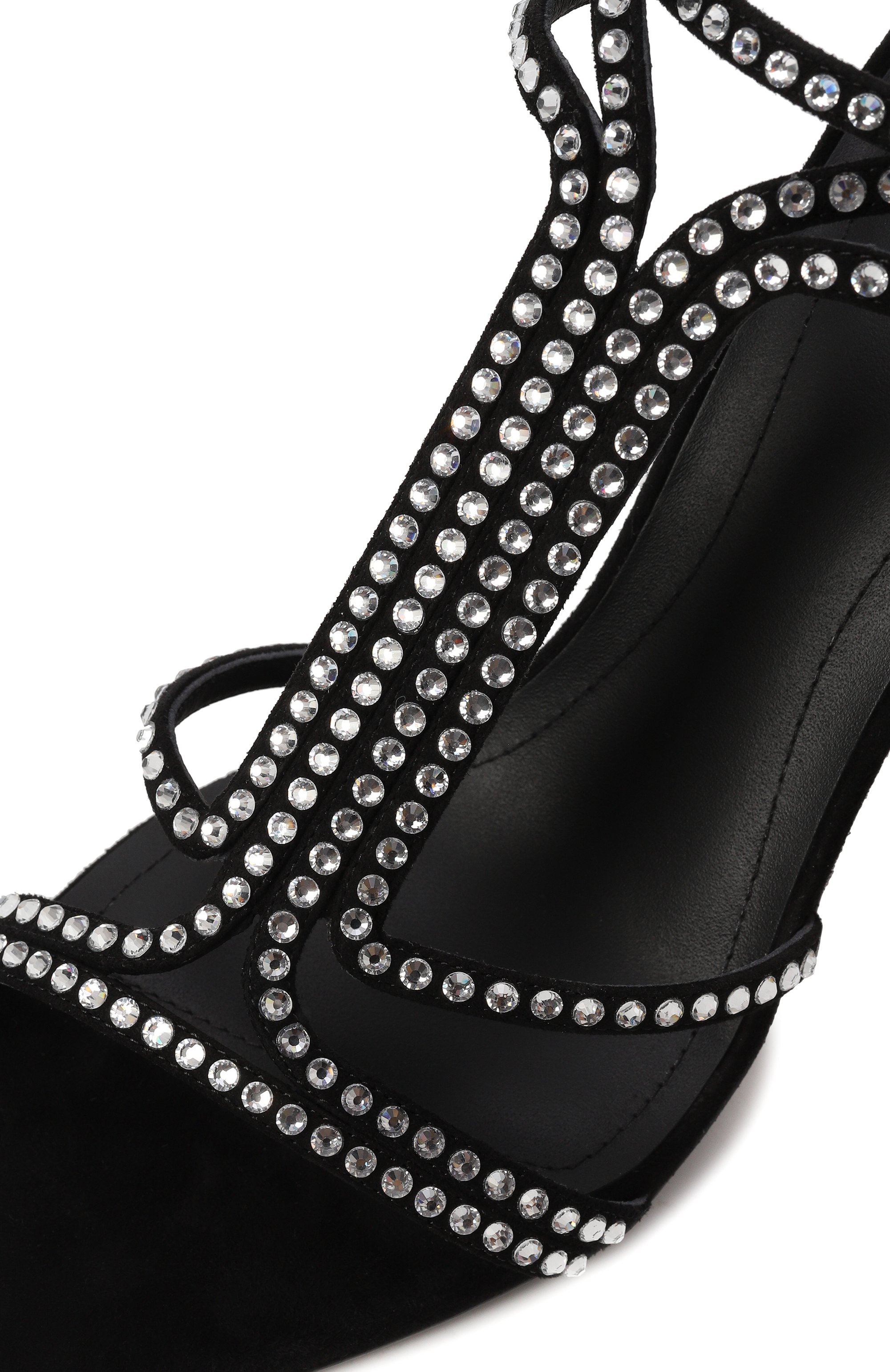 Замшевые босоножки moneta 95 BALMAIN, арт. BN1UH909/LCCD, фото 7