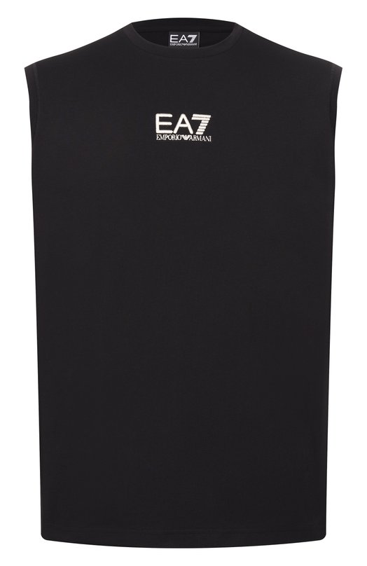 Хлопковая майка EA7 7M001405/AF22264 Чёрный 7M001405/AF22264