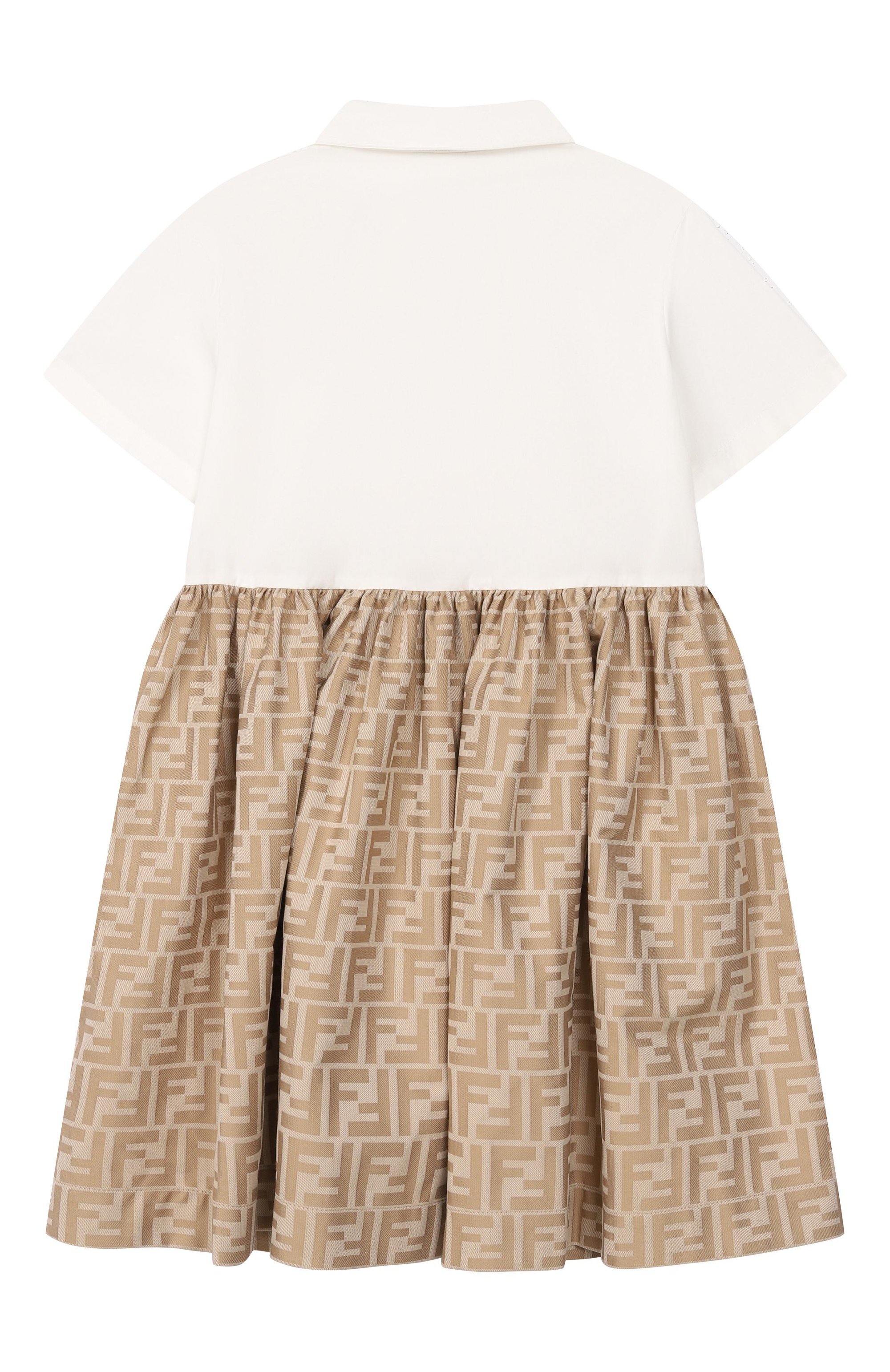 Хлопковое платье FENDI, арт. JFB664/AL06/3A-6A, фото 2