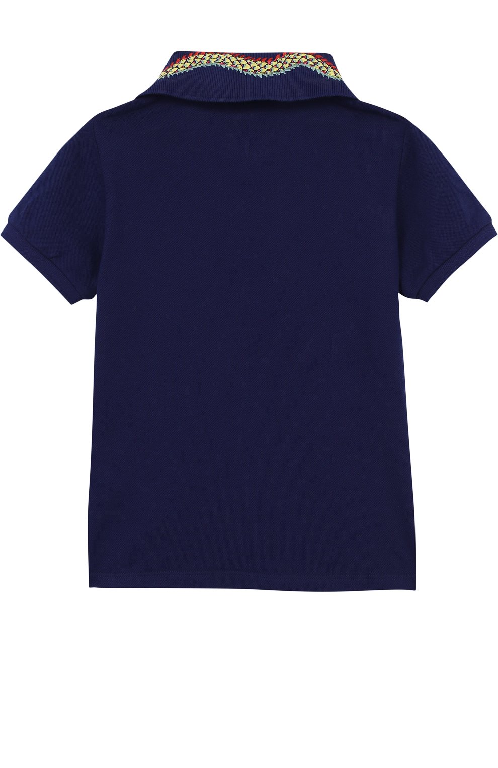 Хлопковое поло с вышивкой на воротнике GUCCI, арт. 475711/X5U29, фото 2