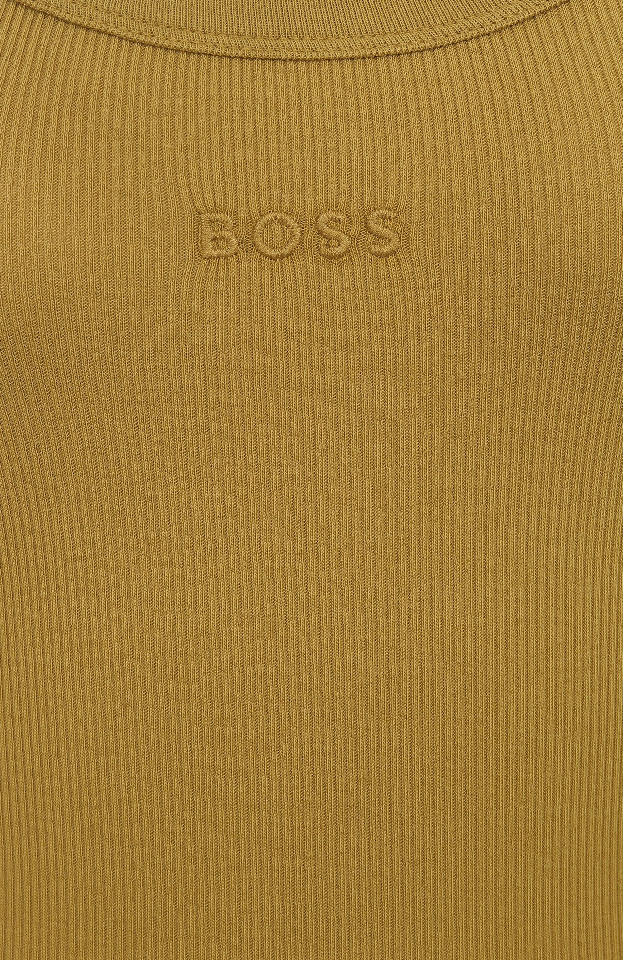 Хлопковая майка BOSS ORANGE, арт. 50504245, фото 6