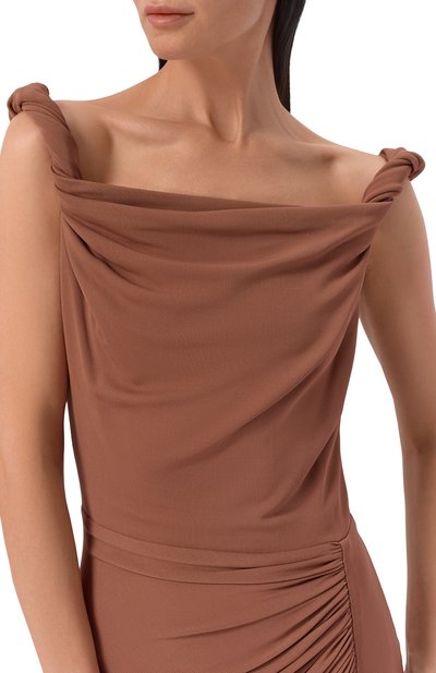 Платье из вискозы ELIE SAAB, арт. D1150NS26/JF009, фото 4