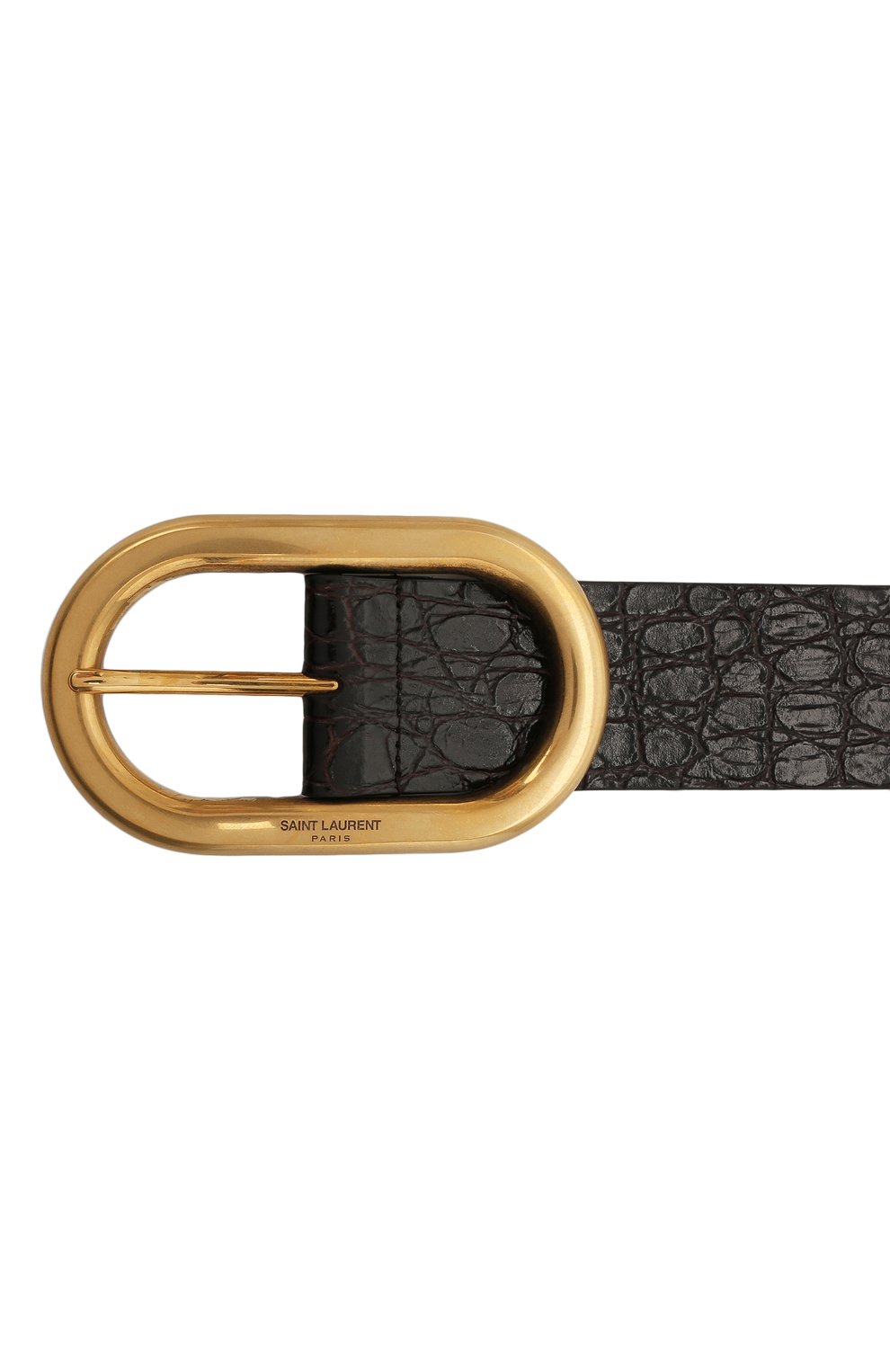 Кожаный ремень SAINT LAURENT, арт. 669870/1ZQ0W, фото 4