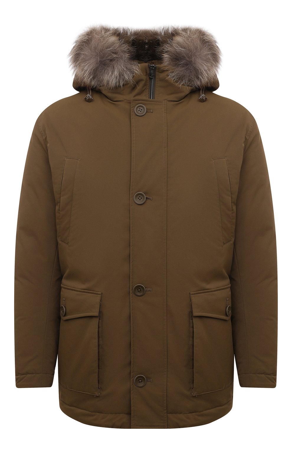 Пуховик с отделкой из койота HERNO, арт. PI000940U/12343, фото 1