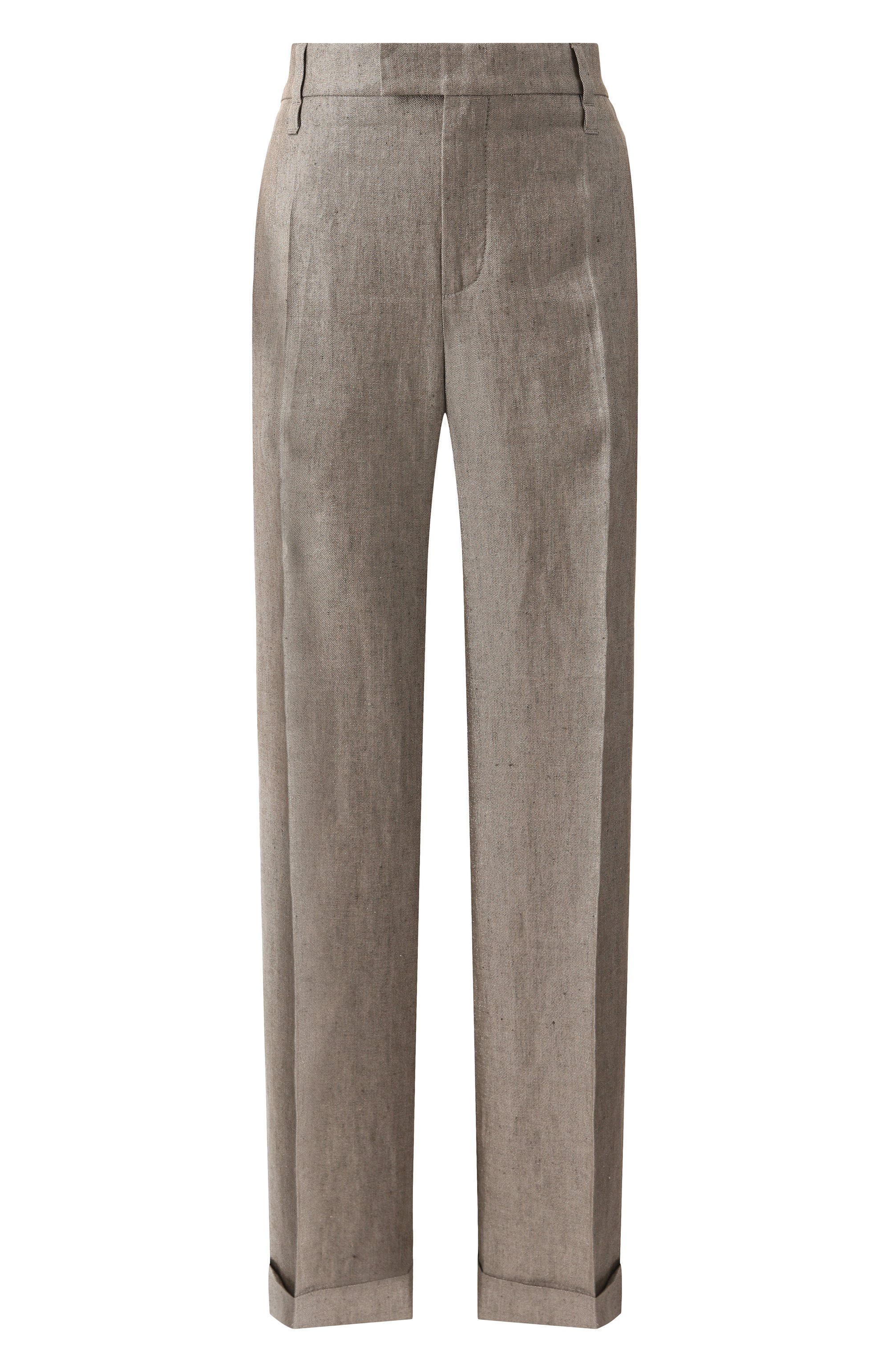 Льняные брюки BRUNELLO CUCINELLI, арт. MH567P8492, фото 1