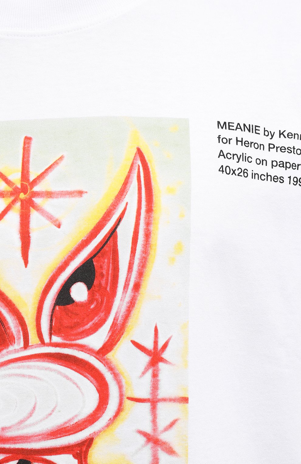 Хлопковая футболка heron preston x kenny scharf HERON PRESTON, арт. HMAA019F20JER0160130, фото 5