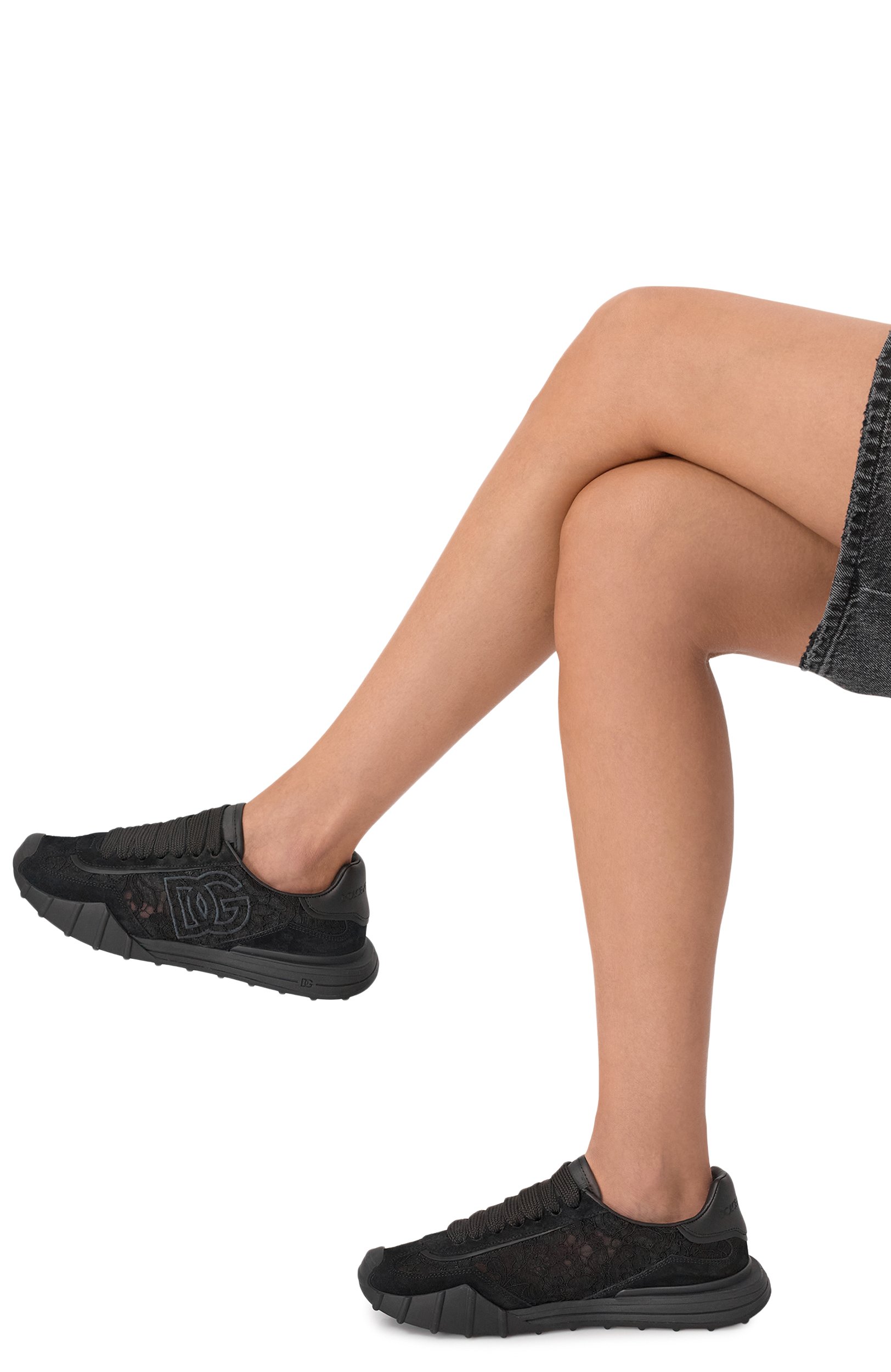 Комбинированные кроссовки dg athletic DOLCE & GABBANA, арт. CK2487/A3S64, фото 2