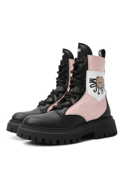 Кожаные ботинки MOSCHINO, арт. 81952/VAR4/36-40