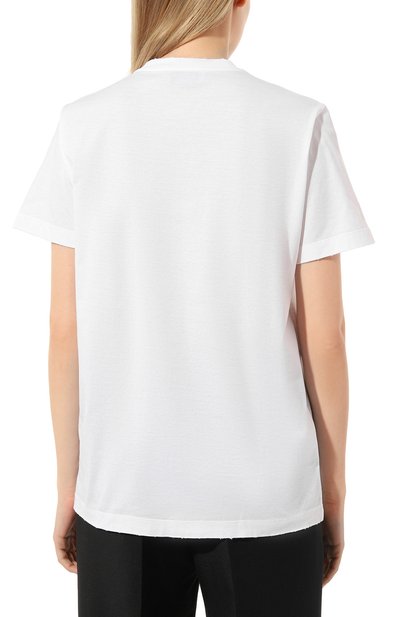Хлопковая футболка PRADA, арт. 35838R-1ZVO-F0964-162, фото 4