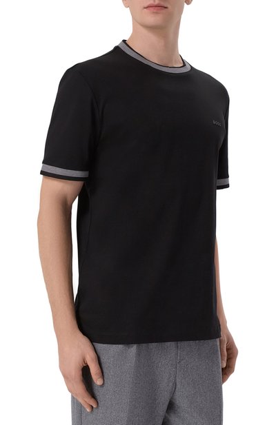 Хлопковая футболка BOSS, арт. 50543858, фото 3