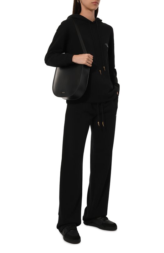 Хлопковые брюки Roberto Cavalli Чёрный, фото 2