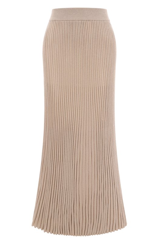 Юбка из шерсти и вискозы Kiton D5872502 Бежевый D5872502