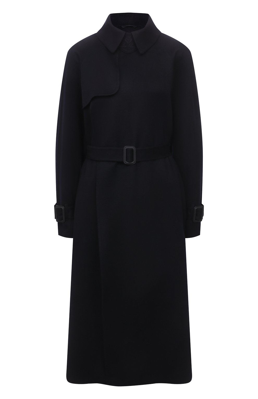 Кашемировое пальто LORO PIANA темно-синего цвета по цене 592000 руб., арт. FAM0836, фото 1 Кашемировое пальто LORO PIANA, арт. FAM0836, фото 1