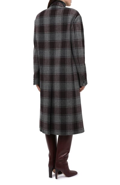 Шерстяное пальто DRIES VAN NOTEN бордового цвета по цене 192500 руб., арт. 202-10225-1132, фото 4 Шерстяное пальто DRIES VAN NOTEN, арт. 202-10225-1132, фото 4