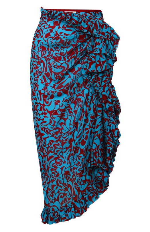 Юбка из вискозы Dries Van Noten 130813/3006 Разноцветный 130813/3006