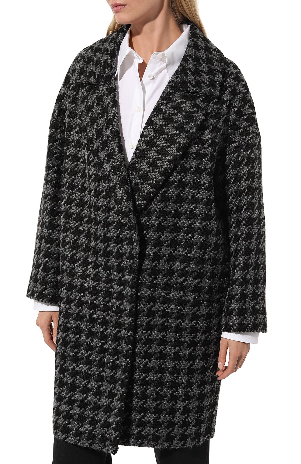 Шерстяное пальто JULIA DILUA темно-серого цвета по цене 242000 руб., арт. П2022-0138, фото 3 Шерстяное пальто JULIA DILUA, арт. П2022-0138, фото 3