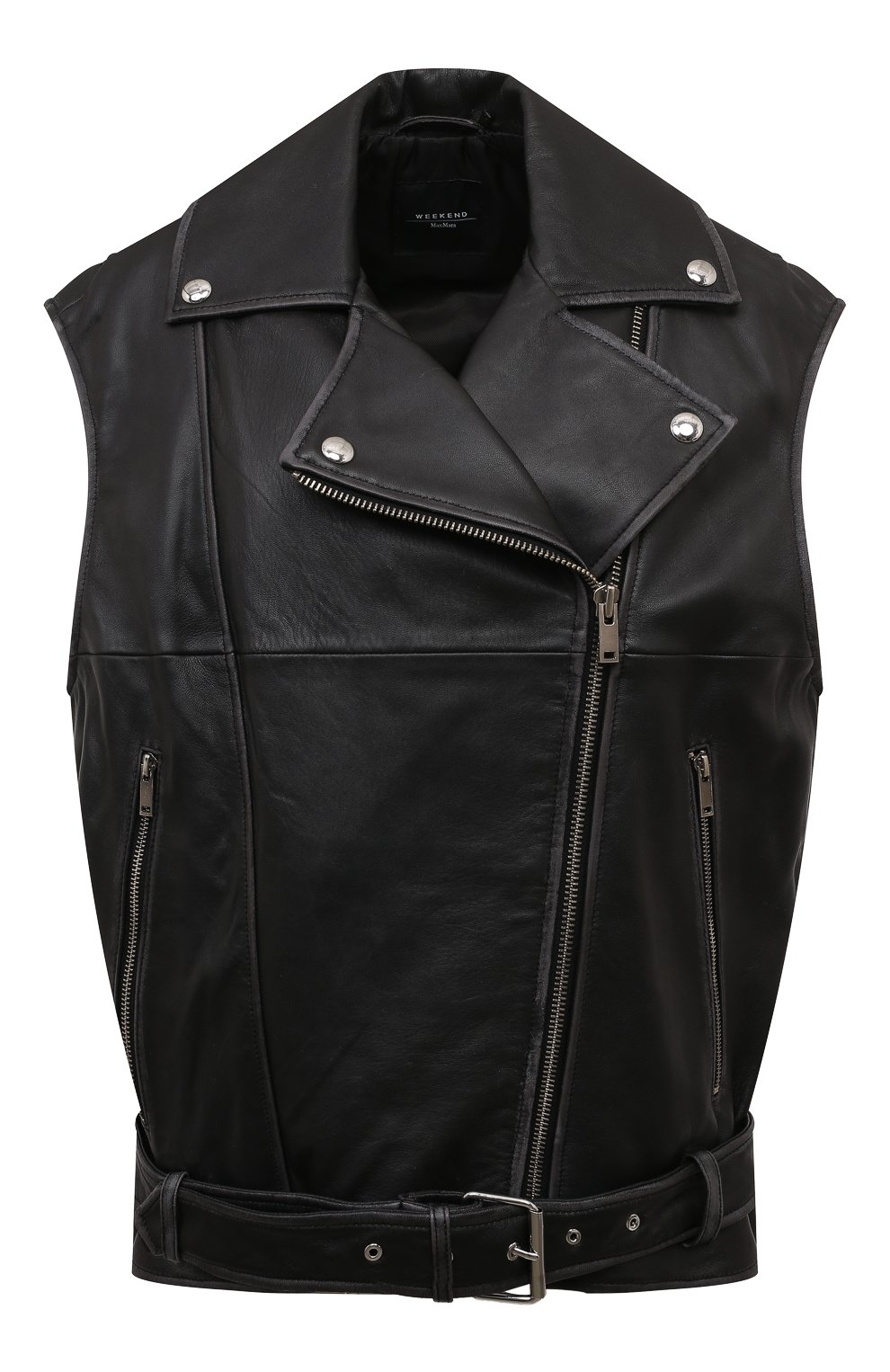 Кожаный жилет WEEKEND MAX MARA, арт. CANNES, фото 1