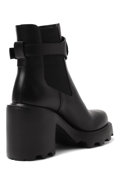 Кожаные ботильоны vlogo 90 VALENTINO черного цвета по цене 165500 руб., арт. 9W2S0KY9/BEK, фото 5 Кожаные ботильоны vlogo 90 VALENTINO, арт. 9W2S0KY9/BEK, фото 5