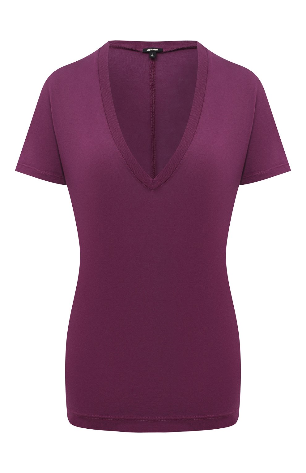 Футболка из смеси вискозы и хлопка MONROW, арт. HT218CM, фото 1