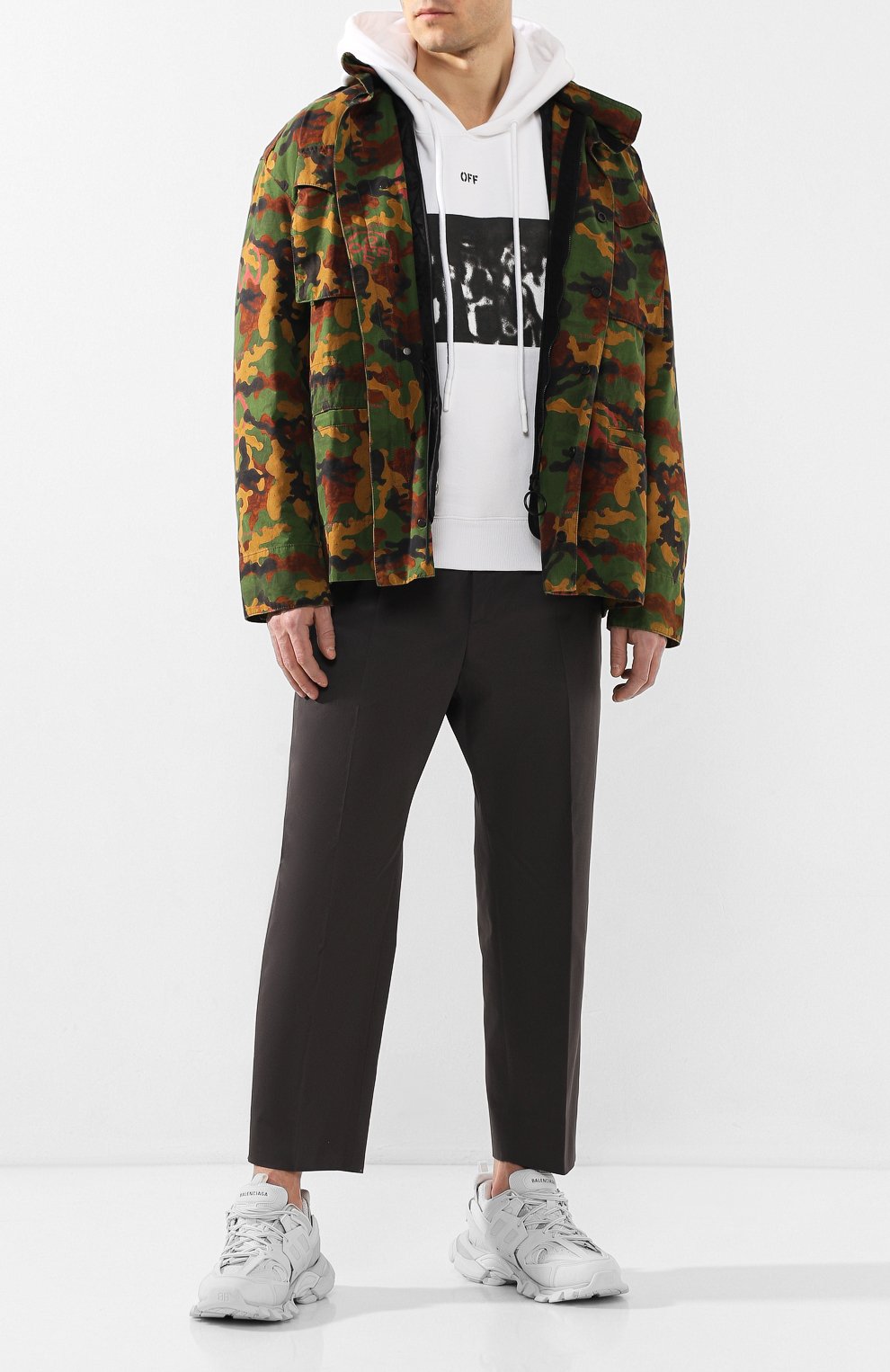 Хлопковая куртка OFF-WHITE, арт. 0MEL009R203620209910, фото 2