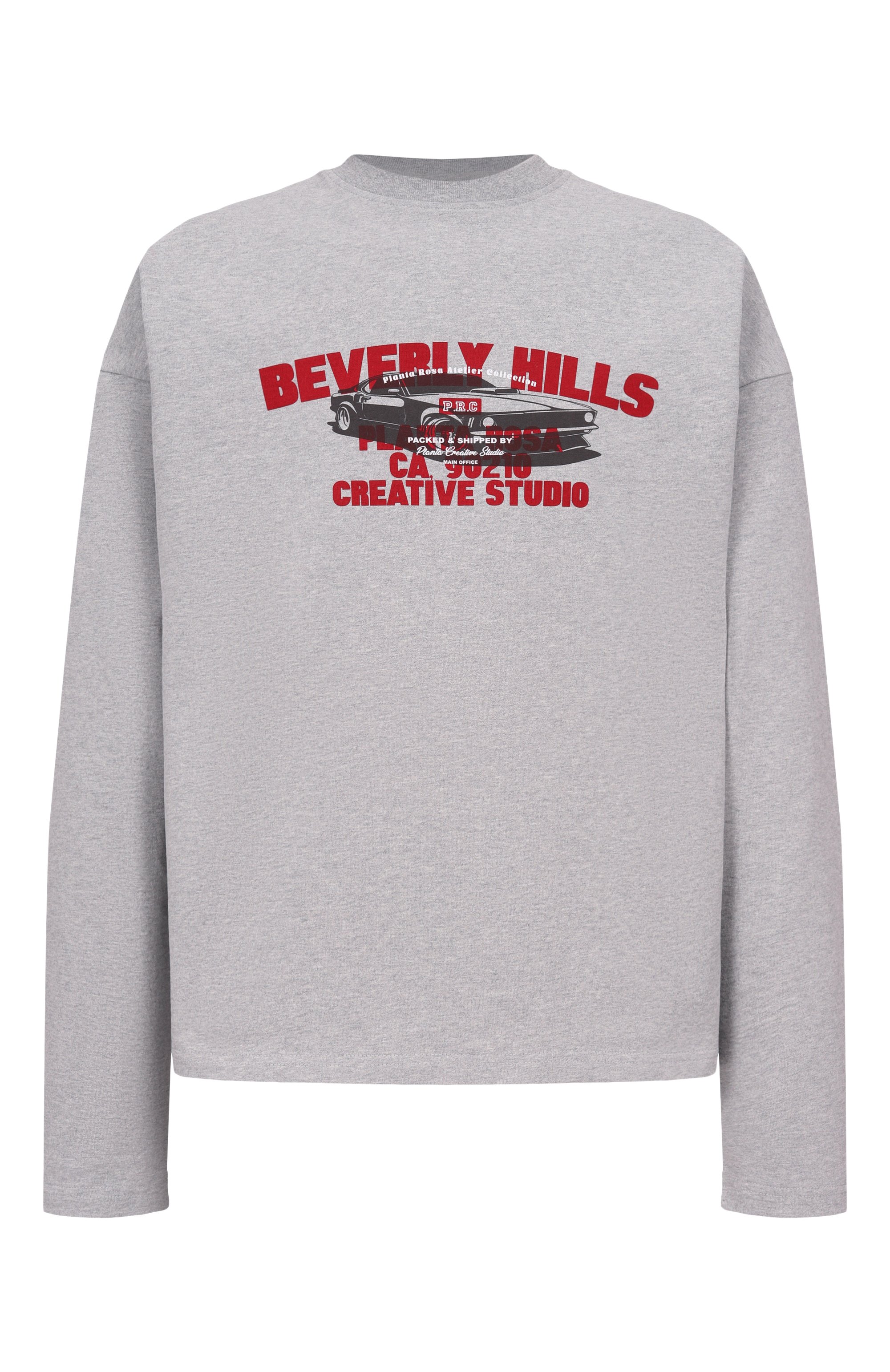 Хлопковый лонгслив PLANTA ROSA, арт. PR/L02.1/BEVERLY-MOMENTUM/300VELVET, фото 1