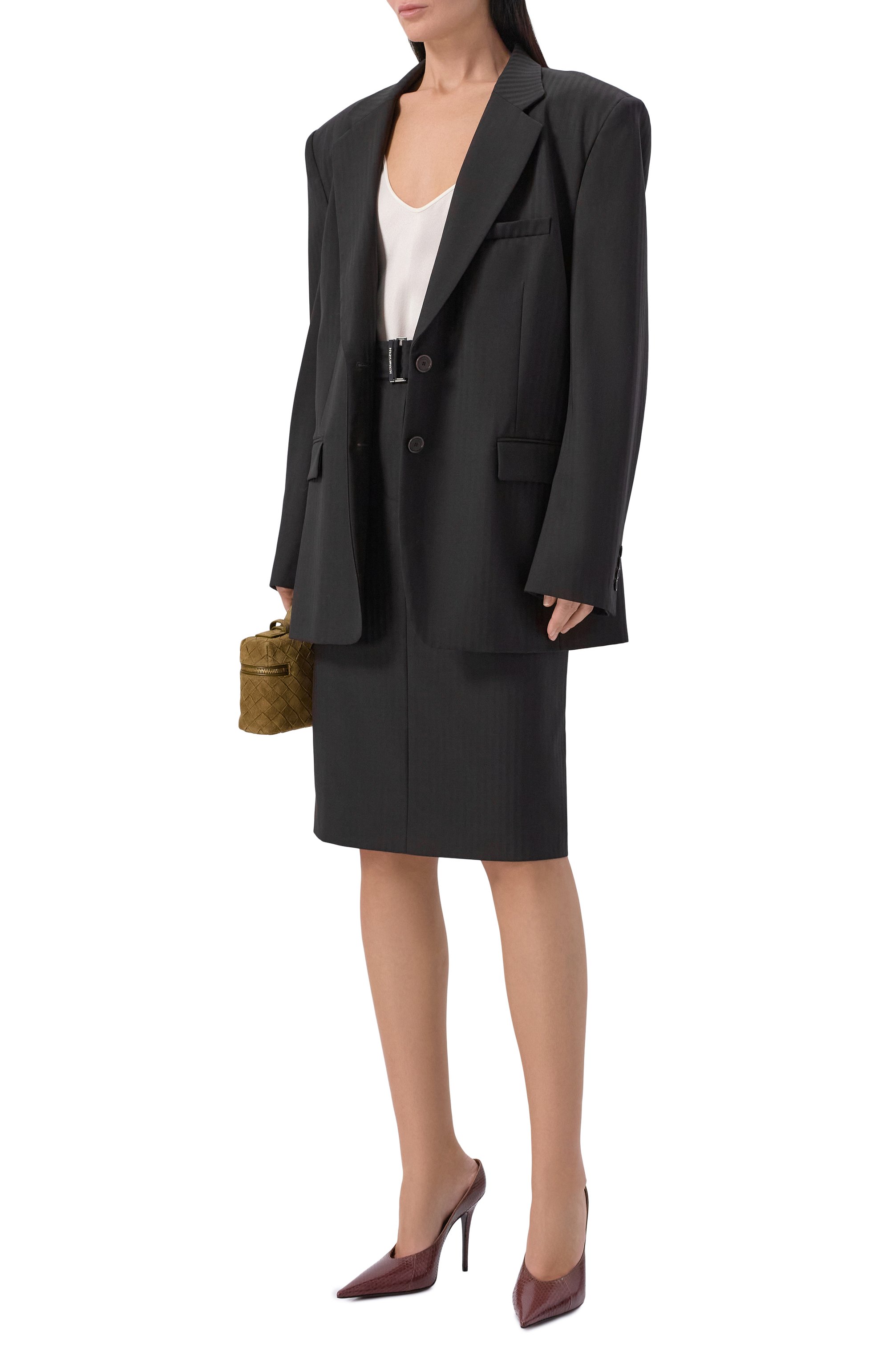 Мюли anok 105 из кожи змеи AMINA MUADDI темно-коричневого цвета по цене 130500 руб., арт. AN0K MULE/SNAKE, фото 3 Мюли anok 105 из кожи змеи AMINA MUADDI, арт. AN0K MULE/SNAKE, фото 3