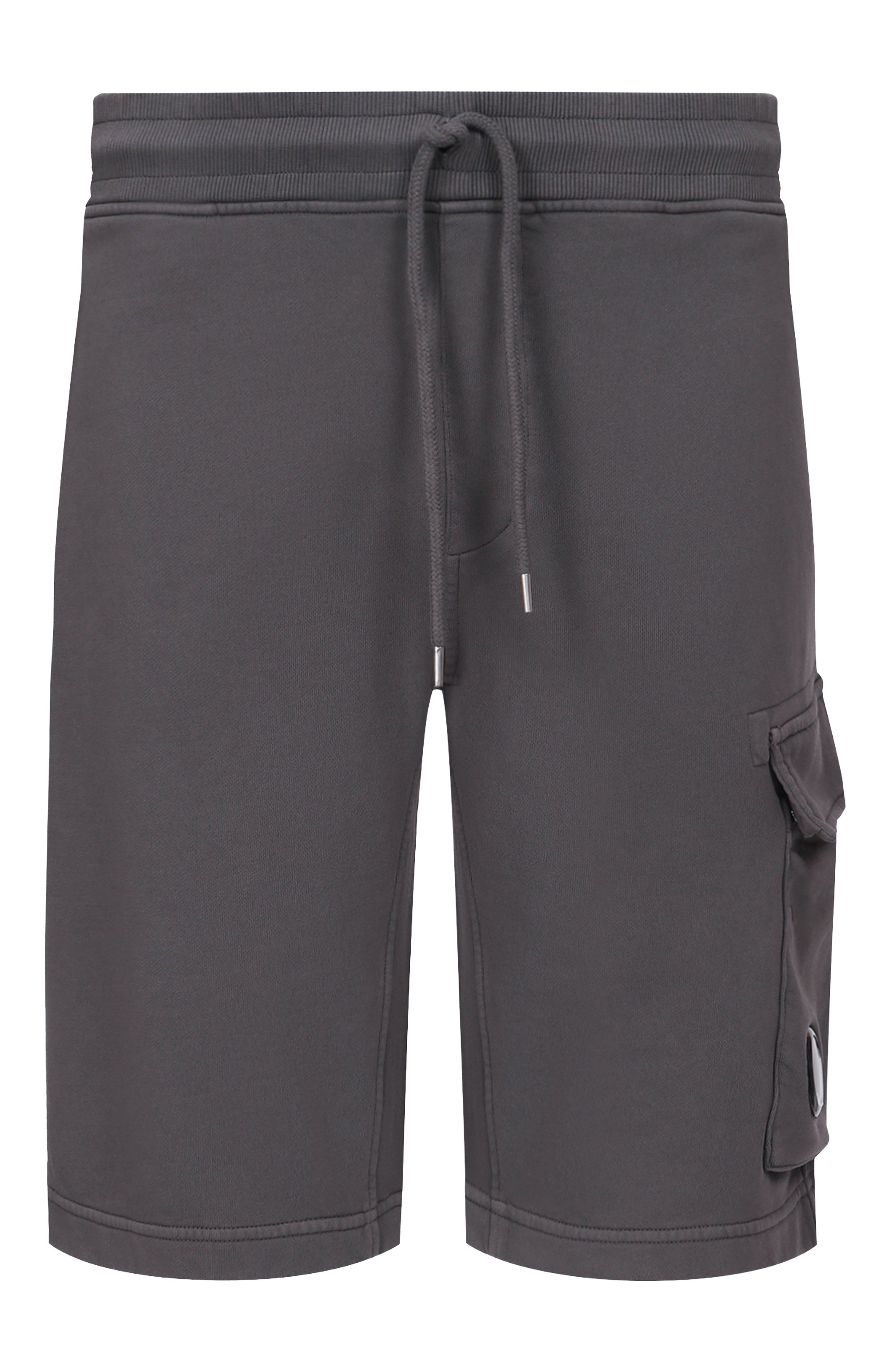 Хлопковые шорты C.P. COMPANY темно-серого цвета по цене 28550 руб., арт. 20CMSB741A/110044R, фото 1 Хлопковые шорты C.P. COMPANY, арт. 20CMSB741A/110044R, фото 1