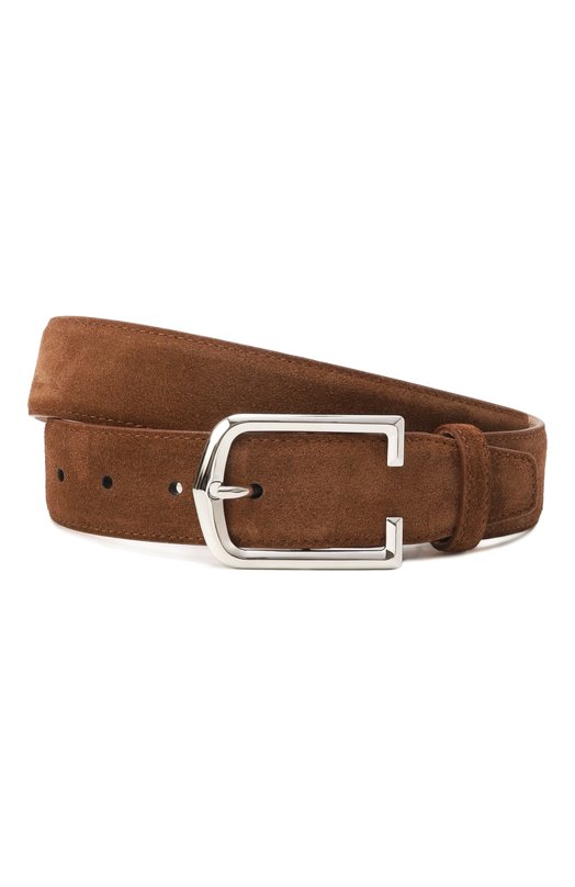 Замшевый ремень Corneliani 25V300-2520822 Коричневый 25V300-2520822