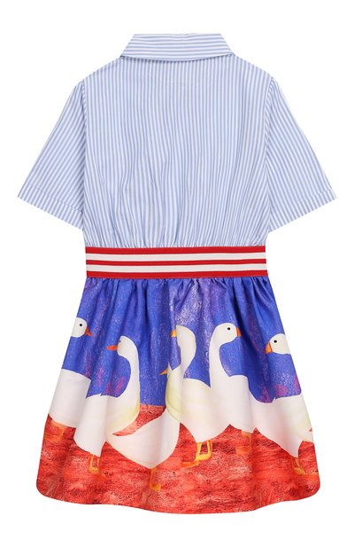 Хлопковое платье STELLA JEAN KIDS разноцветного цвета по цене 18050 руб., арт. J/JF/AB28/0361/4A-6A, фото 2 Хлопковое платье STELLA JEAN KIDS, арт. J/JF/AB28/0361/4A-6A, фото 2