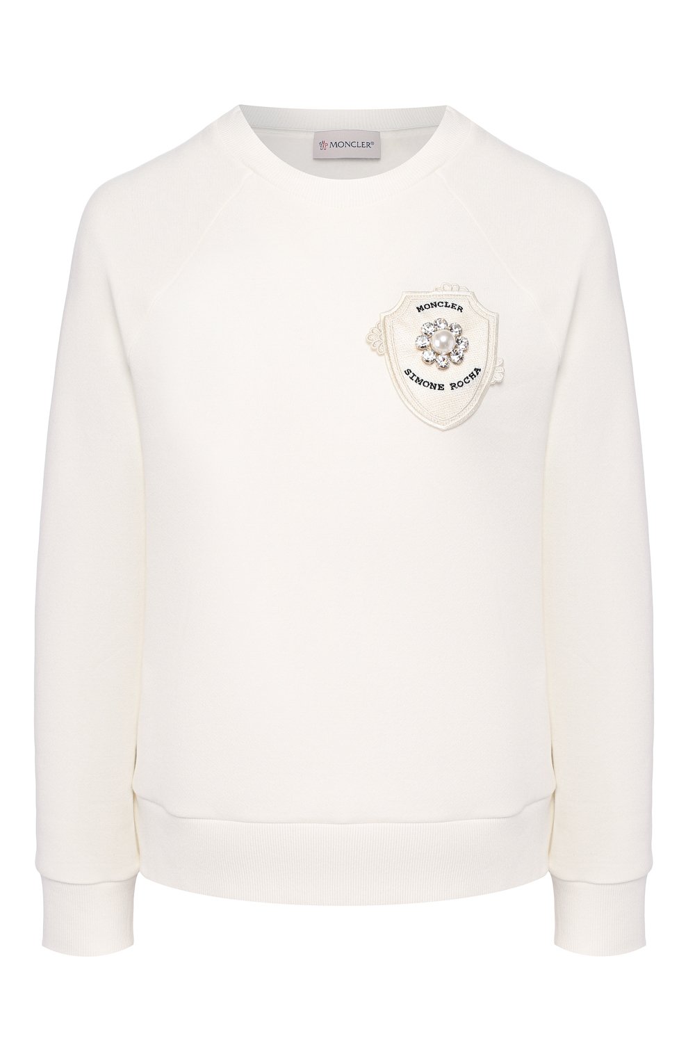 Свитшот 4 moncler simone rocha MONCLER GENIUS белого цвета по цене 43200 руб., арт. E2-09W-80532-00-809FE, фото 1 Свитшот 4 moncler simone rocha MONCLER GENIUS, арт. E2-09W-80532-00-809FE, фото 1