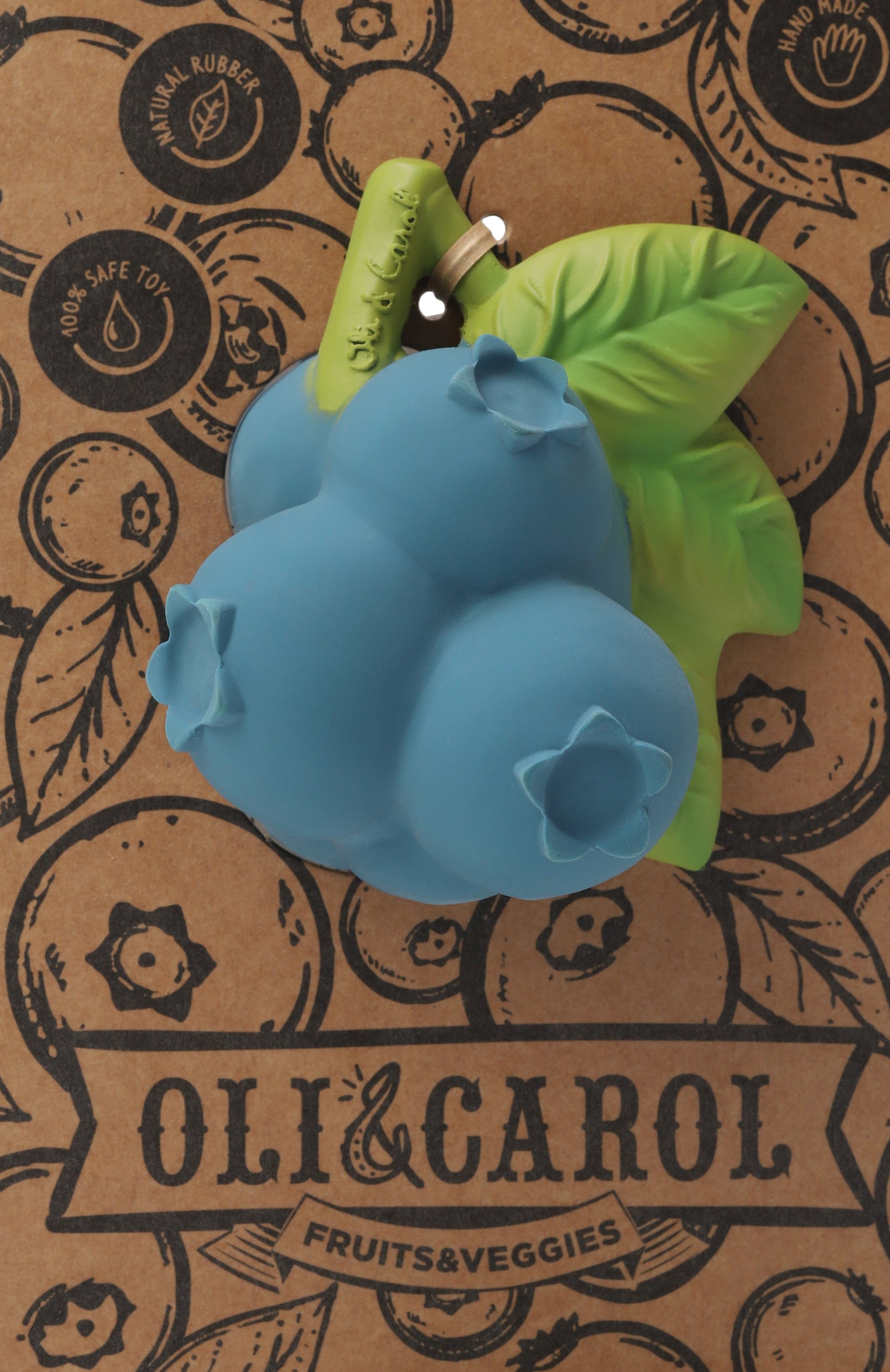 Игрушка-прорезыватель jerry the blueberry OLI&CAROL, арт. L-BLUEBERRY-UNIT, фото 2