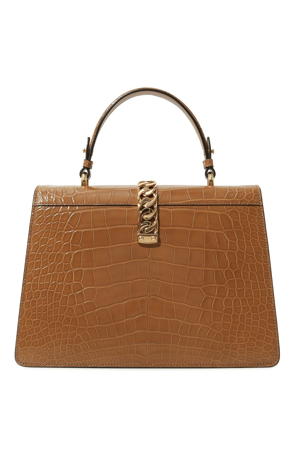 Сумка sylvie 1969 из кожи аллигатора GUCCI, арт. 431665 EV40G, фото 6