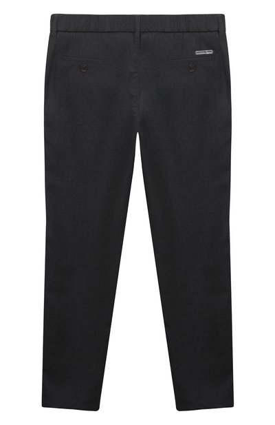 Шерстяные брюки STEFANO RICCI JUNIOR темно-серого цвета по цене 76050 руб., арт. Y8T3300200/T9881, фото 2 Шерстяные брюки STEFANO RICCI JUNIOR, арт. Y8T3300200/T9881, фото 2