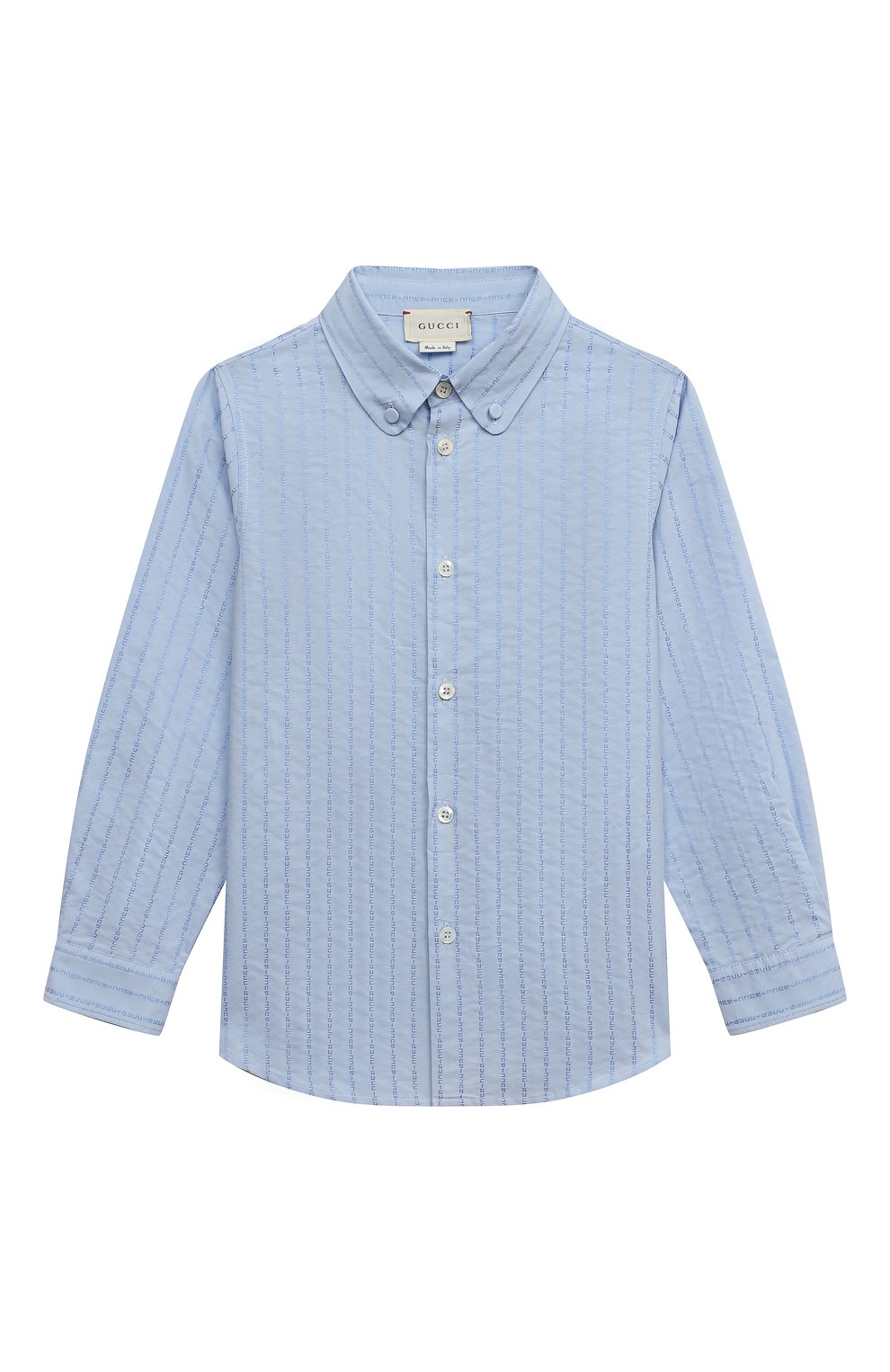 Хлопковая рубашка GUCCI, арт. 634607 XWAKX, фото 1