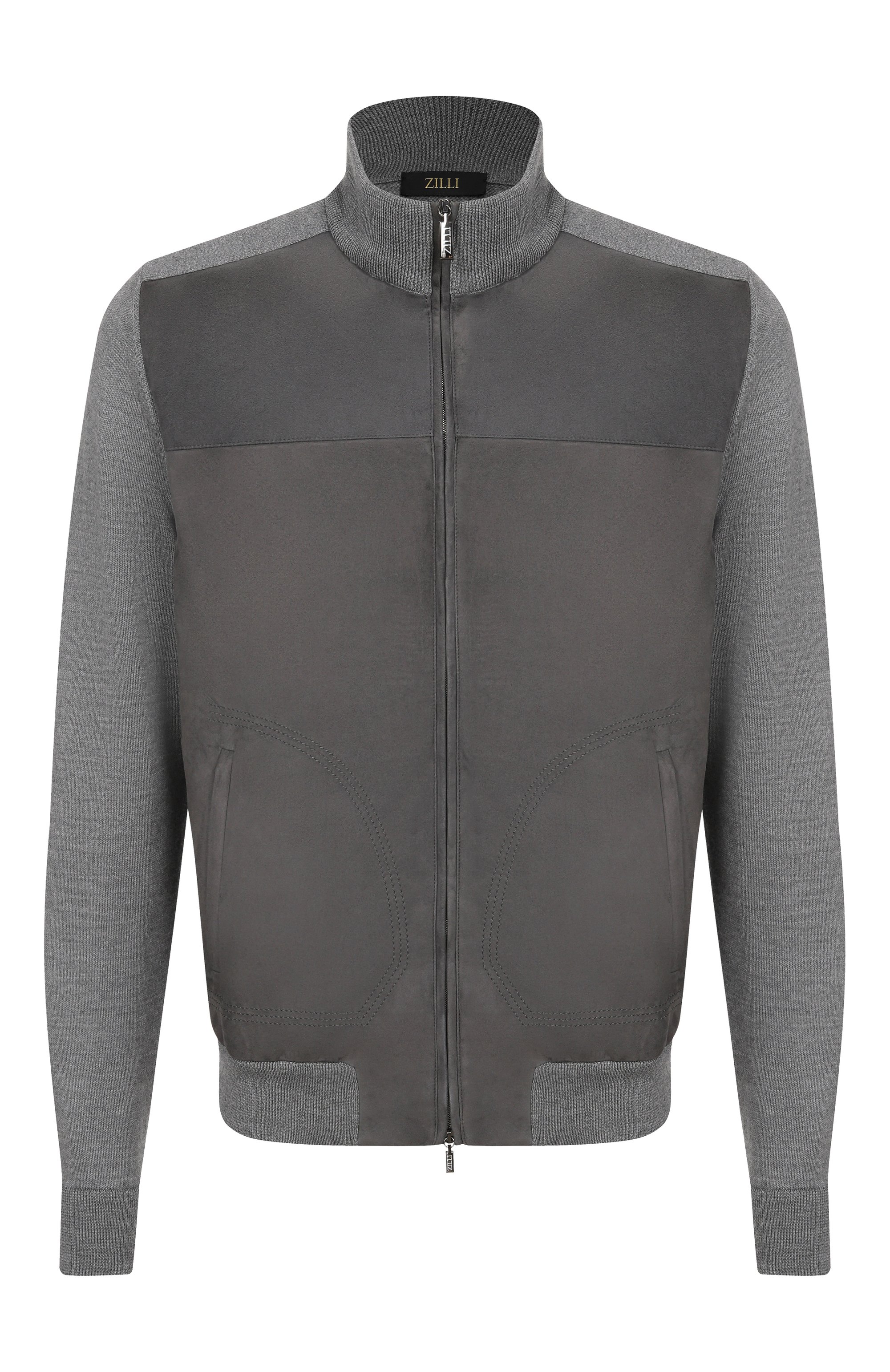 Кардиган с замшевой отделкой ZILLI, арт. KZMC01M0270VTSU00_002, фото 1