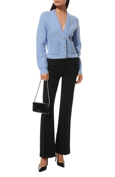 Кардиган GANNI голубого цвета по цене 35500 руб., арт. K1701, фото 2 Кардиган GANNI, арт. K1701, фото 2