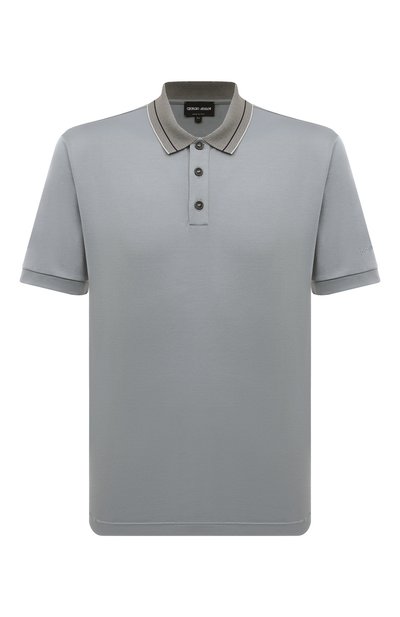 Мужское хлопковое поло GIORGIO ARMANI, арт. 3DSF52/SJFBZ