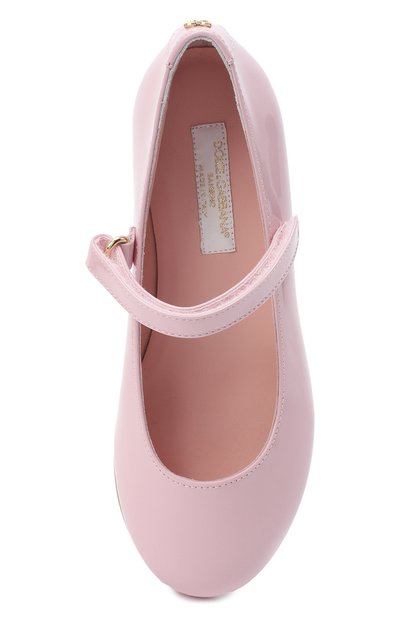 Балетки из лаковой кожи DOLCE & GABBANA, арт. D10699/A1328/37-39, фото 4