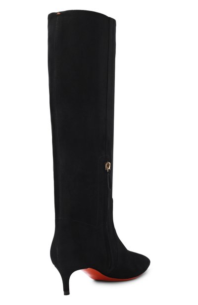 Замшевые сапоги SANTONI черного цвета по цене 185000 руб., арт. WSLG72436HI2SAEA, фото 5 Замшевые сапоги SANTONI, арт. WSLG72436HI2SAEA, фото 5
