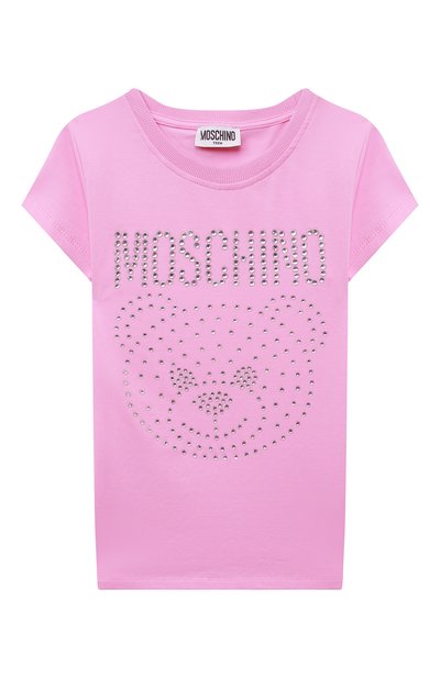Хлопковая футболка MOSCHINO, арт. HGM042/LBA10/4A-8A, фото 1