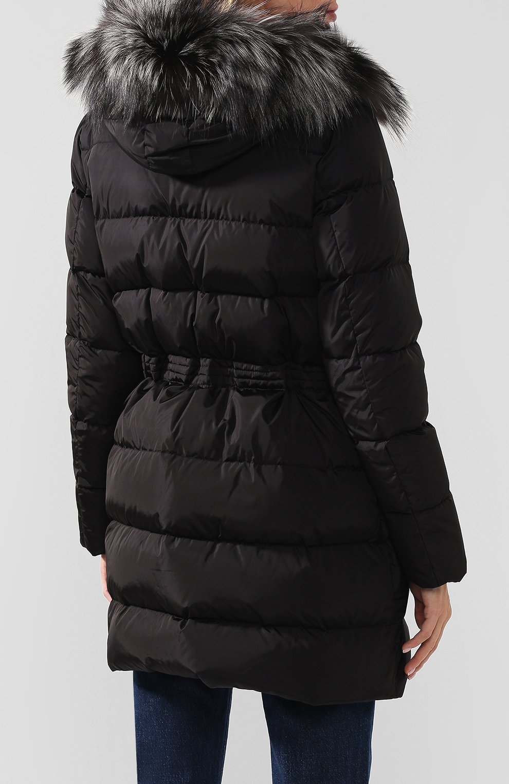 Пуховик с меховой отделкой капюшона MONCLER, арт. D2-093-49885-25-54155, фото 4