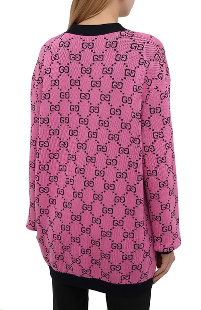 Кардиган из шерсти и хлопка GUCCI, арт. 662036/XKBXI, фото 4