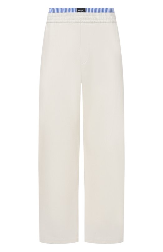 Хлопковые брюки MSGM 4040MP06/267104 Серый 4040MP06/267104